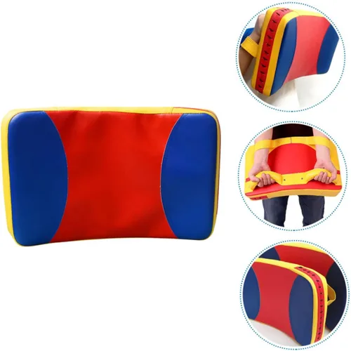 Miniatura 3 de Toddmomy Kickboxing Taekwondo Kick Protector de cuero Protector de zócalo de boxeo de boxeo de pared Kick Pad Kicking Strike Shield Pad Protector