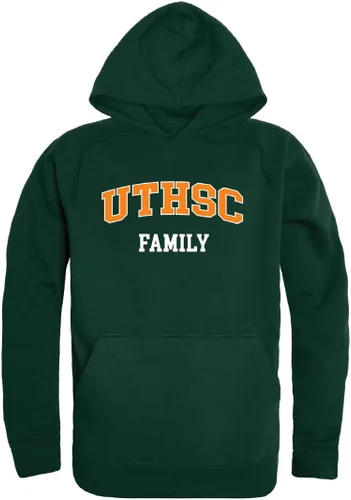 W Republic The University of Tennessee Health Science Center Family Hoodie Sweatshirts - Forest Green, Medium