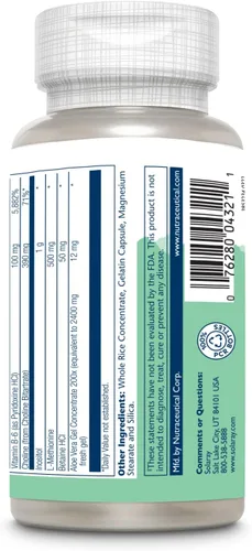Miniatura 4 de SOLARAY Lipotropic 1000 Plus Cápsulas Vitaminas 100 Recuento