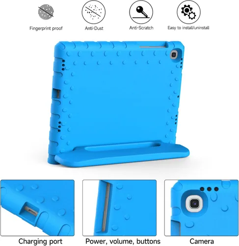 Miniatura 5 de Funda protectora ligera a prueba de golpes con mango convertible para niños y niñas, para Samsung Galaxy Tab S5e de 10.5 pulgadas lanzada en 2019