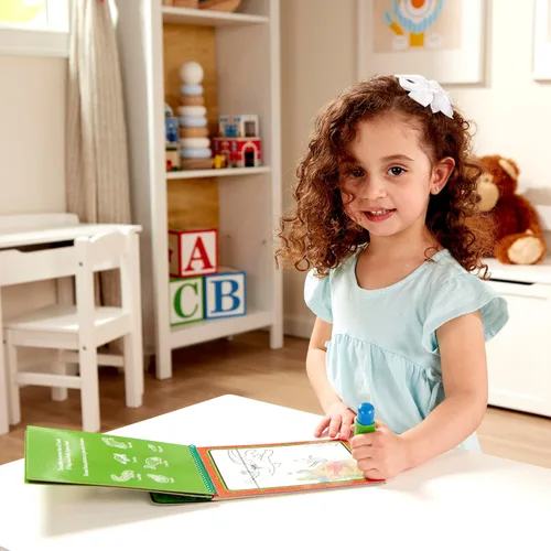 Miniatura 6 de Melissa & Doug On The Go Water Wow! Almohadilla de actividades para colorear reutilizable que se revela con agua - Selva