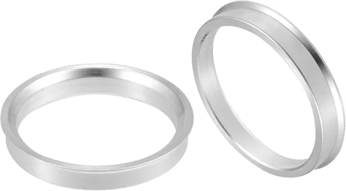 Miniatura 7 de X AUTOHAUX 2 piezas de anillos de buje centrados para el centro del orificio de la rueda de aluminio, de 65 mm de diámetro exterior a 57,1 mm