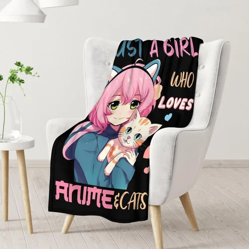 Miniatura 2 de Manta para niñas - 50x40 pulgadas, manta pequeña y linda para niños, adolescentes de 8 a 12 años - Solo una niña que ama regalos de mantas temáticas