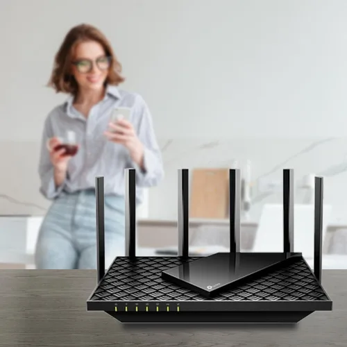 Miniatura 2 de TP-Link AX5400 WiFi 6 Router (Archer AX73) - Router de Internet inalámbrico Gigabit de doble banda para transmisión, cobertura de largo alcance