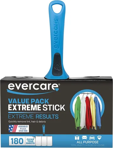 Miniatura 4 de Evercare Rodillo de recogida de pelusa extra pegajoso, 60 hojas (70982016573)