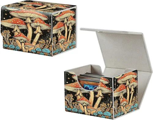 Miniatura 21 de MTG Commander - Caja de cartas intercambiables, más de 100 tarjetas con funda con funda de piel sintética, caja de almacenamiento de tarjetas