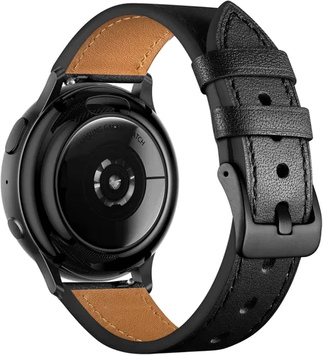 GEAK Correa de Cuero Compatible con Samsung Galaxy Watch 7 40mm 44mm, Galaxy Watch 6 5 4 44mm 40mm, Galaxy Watch 4 Classic 46mm 42mm, Watch 3 41mm,