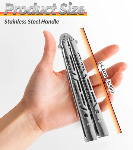 Miniatura 3 de Herramienta Plegable de Acero Inoxidable con Acabado Plateado – Duradera y Fácil de Usar para Manipulación Diaria