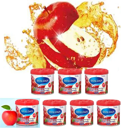 My Shaldan V8 - Ambientador de coche de fórmula clásica original, aroma de manzana, aroma a base de gel de alta calidad y fragancia fresca de larga