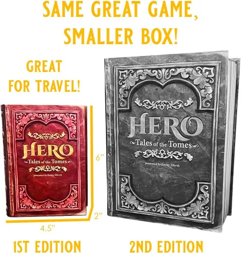 Miniatura 3 de Hero: Tales of The Tomes - por Tomekeeper Entertainment - Juego de cartas de batalla para adolescentes y adultos - Baraja comunitaria - Sin