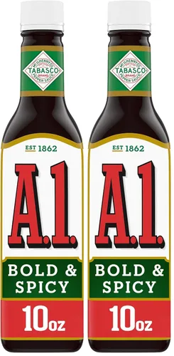 Miniatura 11 de A.1. Salsa para Bistec Bold & Spicy, botella de 10 oz (paquete de 3)