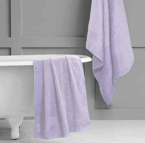Miniatura 4 de Belizzi Home Toallas de Baño Extragrandes Premium de Algodón Paquete de 2, 35x70 - 100% Algodón Puro - Ideal para Uso Diario - Ultra Suave y Morado