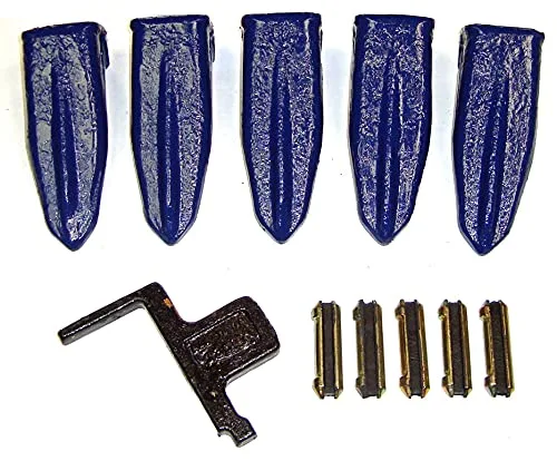 Miniatura 2 de H&L Tooth Company 230ST USA Forged Star o 230CST Cast Star Retroexcavadora dientes más 23FP Flexpins (paquete de 5) para Deere, Caso, JBC y más. +