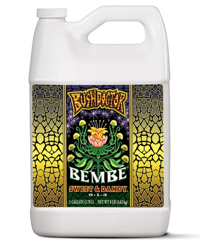 FoxFarm Bushdoctor Bembé concentrado, fertilizante líquido de acción rápida para plantas, mejora los azúcares naturales para la dulzura y el sabor -