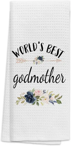 Miniatura 16 de TNUW Best Grandma - Toallas de cocina de 16 x 24 pulgadas, la mejor flor de Abuela del mundo, suave y absorbente, toalla de cocina, toallas de mano