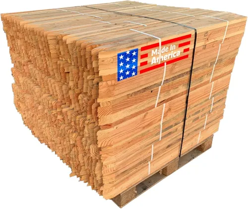 Miniatura 10 de Sandbaggy Estacas de madera de 48 pulgadas, resistentes para construcción, jardinería, topografía, formas de hormigón, punta de cincel, madera