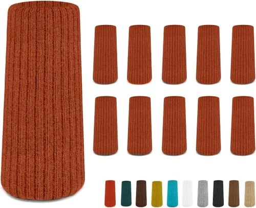 Miniatura 16 de 16 Piezas Protectores de Calcetines para Patas de Silla Premium Color Verde Aguamarina para Suelos de Madera Dura - No se Caen Fácilmente - Muy