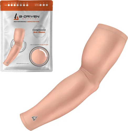 Miniatura 29 de B-Driven Sports Manga de Compresión Pro-Fit para Brazo - Deportes Atléticos Baloncesto, Fútbol, Sóftbol, Carrera, Juegos, - nan (1 unidad)