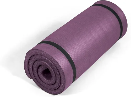 Miniatura 20 de Tone Fitness Esterilla de yoga de 1 pulgada de grosor Alfombrilla de ejercicio antideslizante de alta densidad con correa de transporte para yoga