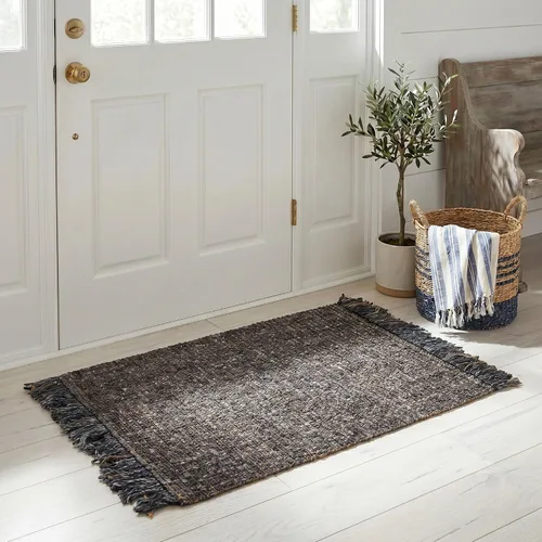 Miniatura 27 de SAFAVIEH Natural Fiber Collection - Alfombra decorativa de 2 x 3 pies, carbón y natural, yute tejido a mano, ideal para zonas de alto tráfico