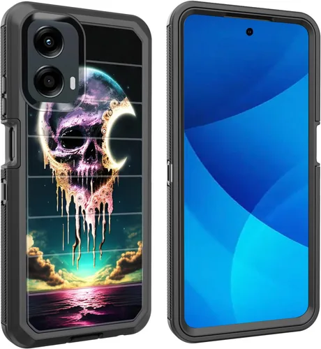 Miniatura 27 de Funda para Moto G Play 4G 2024, cuerpo completo, protección contra caídas, resistente, 3 capas, militar, resistente, duradera, para Motorola Moto G