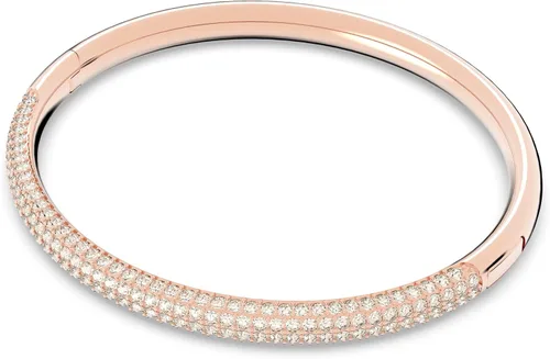 Miniatura 2 de Swarovski Brazalete Dextera, cristal transparente, acabado en tono oro rosa