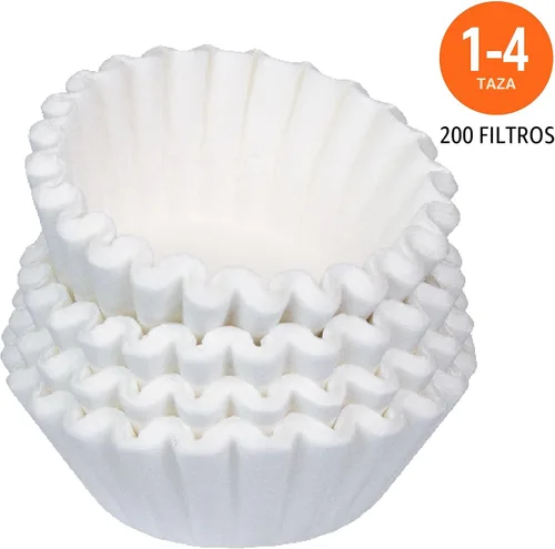 Miniatura 2 de Amazon Basics Filtros de café para cafeteras de 1 a 4 tazas, color blanco, 200
