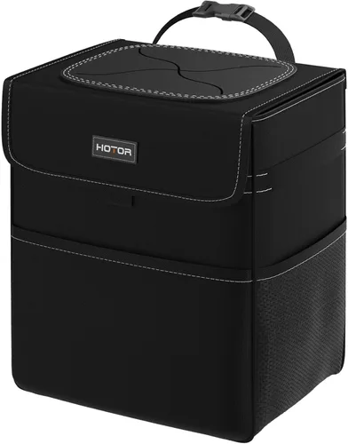 Miniatura 3 de HOTOR Basurero para automóvil: organizador de automóvil a prueba de fugas y bolsa de almacenamiento para la parte trasera/delantera/consola