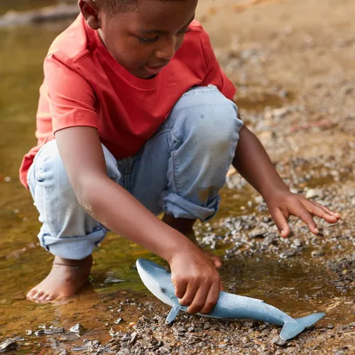 Miniatura 8 de Schleich Wild Life - Figurina realista de ballena azul, juguete de animal acuático auténtico y altamente detallado, duradero para la educación
