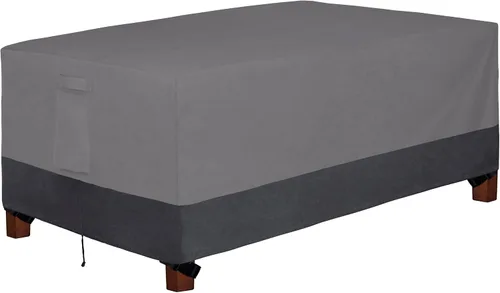 Miniatura 8 de Easy-Going Funda resistente 600D para muebles de patio, juego de mesa y silla rectangular al aire libre, funda impermeable para exteriores