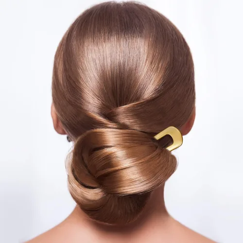 Miniatura 7 de WILLBOND 6 horquillas francesas para el cabello para mujer, horquillas de metal de 4 pulgadas, en forma de U, 2 puntas, horquilla para el peinado