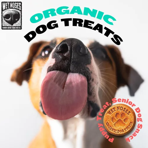 Miniatura 6 de Wet Noses Golosinas orgánicas crujientes para perros sin granos, totalmente naturales, de grado humano, sin OMG, entrenamiento saludable