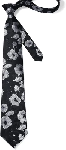 Miniatura 179 de Corbatas florales tejidas clásicas para hombre, corbata cuadrada de bolsillo, corbatas formales para hombres, boda con pañuelo