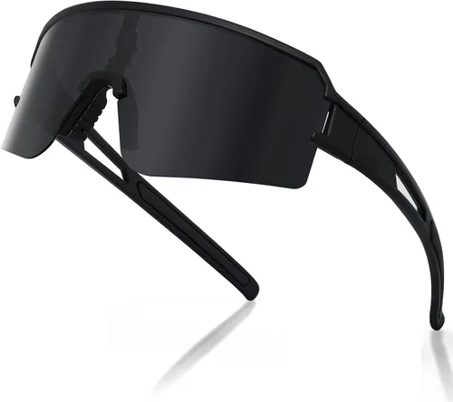Miniatura 15 de Gafas de sol polarizadas de béisbol para hombres y mujeres, gafas de sol deportivas UV400, softbol, correr, ciclismo, MTB Naranja&Azul