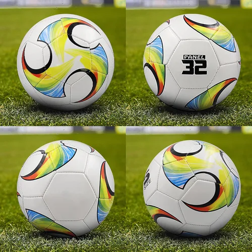 Miniatura 4 de Balón de fútbol ABAJI tamaño 3, 4, 5 para niños, niños pequeños, juguete, regalo, patrón colorido, práctica, entrenamiento, para niños y niñas, Azul