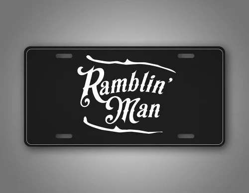 Miniatura 3 de Placa de matrícula de hombre Ramblin' con estilo vintage