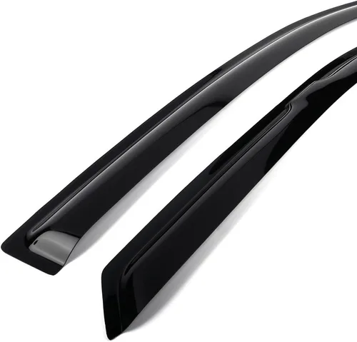 Miniatura 6 de IKON MOTORSPORTS Visera externa para ventana con cinta, compatible con Honda Accord 1994-1997 Coupe de 2 puertas, parasoles de protección contra
