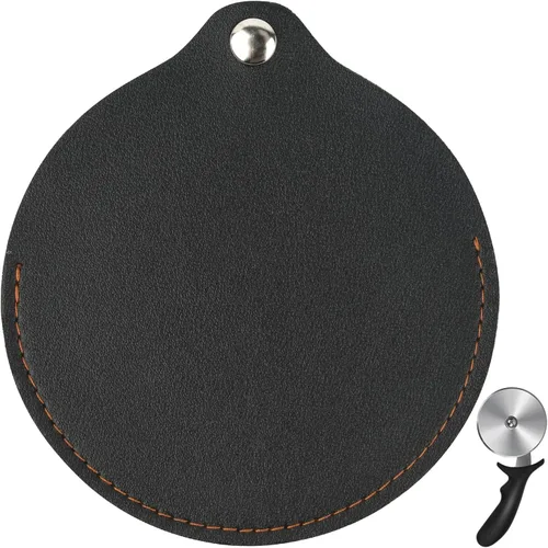 Miniatura 4 de Cubierta de rueda de pizza Yeebeny, la cubierta de volante de pizza es adecuada para la protección del cuchillo de pizza, pequeña, flexible y fácil