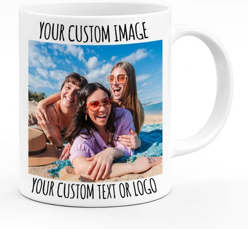 Miniatura 10 de Taza de café personalizada – Taza de cerámica personalizada con foto, texto o logotipo Taza de té personalizada con foto o mensaje Idea