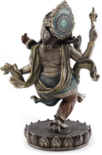 Miniatura 3 de Estatua de Ganesha bailando, bronce fundido en frío