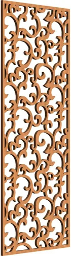 Miniatura 29 de Wheatland Paneles de pared decorativos de madera con calado, 9 3/8 pulgadas de ancho x 24 3/8 pulgadas de alto x 1/4 de alto, nogal