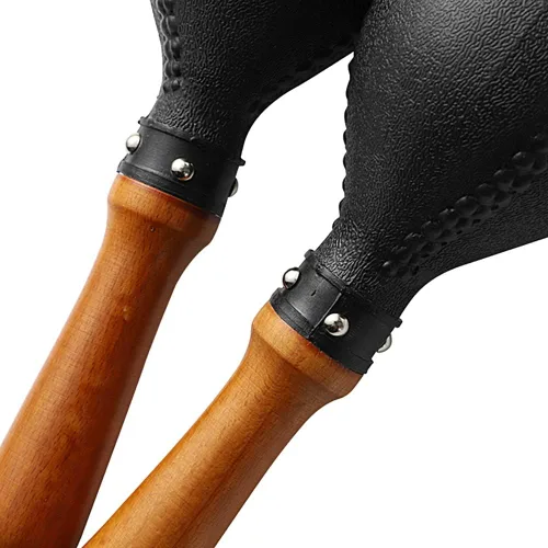 Miniatura 6 de Maracas de percusión par de agitadores sonajeros martillo de arena instrumento de percusión con carcasas de plástico ABS y mangos de madera