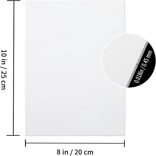 Miniatura 2 de GEKIXUTP 10 Piezas Placas de Metal en Blanco para Sublimación de Fotos 8"X10" X0.45mm Letrero de Fotos de Aluminio en Blanco Foto Metal Pared