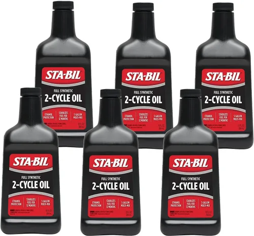 Miniatura 19 de STA-BIL Aceite Totalmente Sintético de 2 Ciclos - Con Estabilizador de Combustible Para Hasta 12 Meses de Protección - 1 Galón Multi-Mezcla