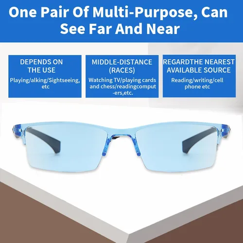 Miniatura 3 de 2 lentes de enfoque automático autoajustables, gafas de presbicia con zoom automático antiluz azul, lentes de lectura inteligentes inteligentes