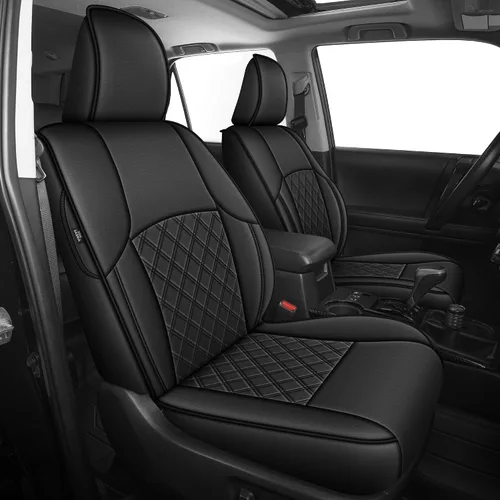 Miniatura 25 de AOMSAZTO Funda de asiento de coche para Mazda 3 2019 2020 2021 2022 2023 2024 2025 2026 – Juego completo de fundas de asiento de piel sintética