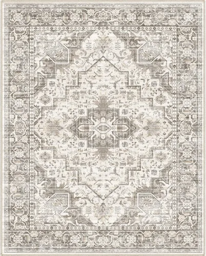 Miniatura 20 de Tapetes de 5x7, lavables a máquina, para sala de estar, tapete antideslizante grande para dormitorio, cocina, entrada, baño, oficina