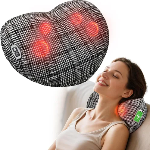 CuPiLo Masajeador de espalda para aliviar el dolor, regalos del día del padre para hombres, HSA elegible para la FSA, masajeador inalámbrico de
