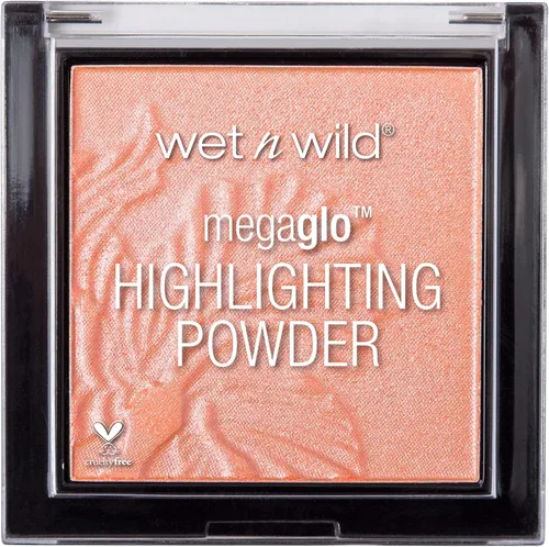 wet n wild MegaGlo - Polvo resaltador, maquillaje iluminador, brillo brillante, tiempo de floración de oro rosa rosa Bloom Time