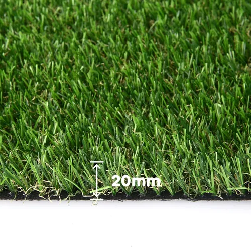 Miniatura 2 de Alfombra de césped artificial, 2 pies x 5 pies (10 pies cuadradas) 20 mm de altura, césped sintético realista para interiores y exteriores, tapete